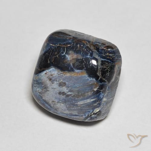 Pietersite Multicolore naturelle Coussin, 5.31 ct, Opaque
