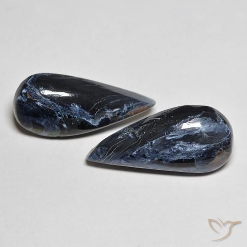 Shop natural 9.90ct Multicolore Pietersite gems, En forme de poire, from Namibie at GemSelect. In stock, global shipping!