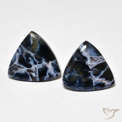 9.74ctw Naturel Multicolore Pietersite, Trillion, Opaque