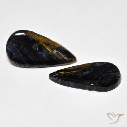 Shop natural 8.53ct Multicolore Pietersite gems, En forme de poire, from Namibie at GemSelect. In stock, global shipping!