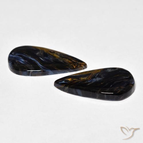 Shop natural 8.53ct Multicolore Pietersite gems, En forme de poire, from Namibie at GemSelect. In stock, global shipping!