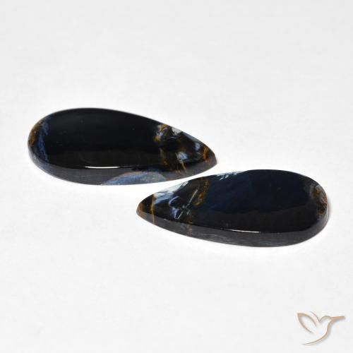 Shop natural 8.46ct Multicolore Pietersite gems, En forme de poire, from Namibie at GemSelect. In stock, global shipping!