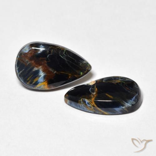 Shop natural 6.20ct Multicolore Pietersite gems, En forme de poire, from Namibie at GemSelect. In stock, global shipping!