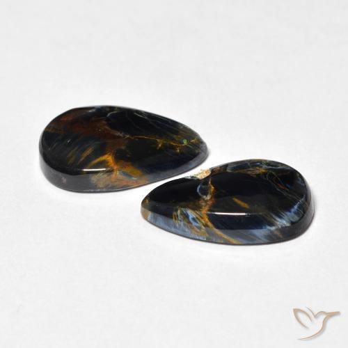 Shop natural 6.20ct Multicolore Pietersite gems, En forme de poire, from Namibie at GemSelect. In stock, global shipping!