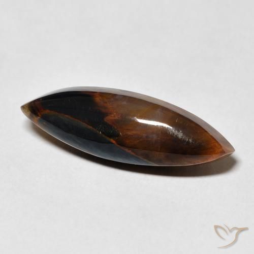 Pietersite Multicolore naturelle Marquise, 5.90 ct, Opaque