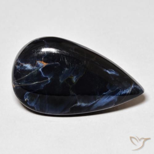 Pietersite Multicolore naturelle En forme de poire, 13.53 ct, Opaque