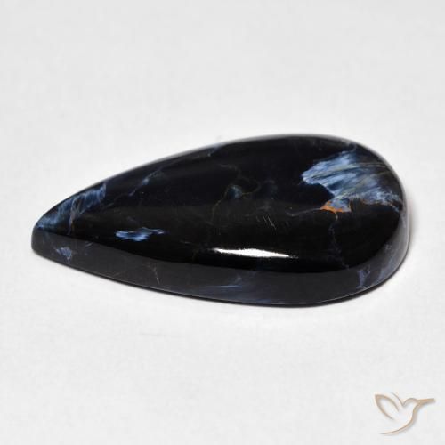 Pietersite Multicolore naturelle En forme de poire, 13.53 ct, Opaque