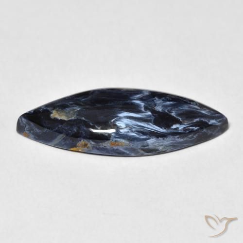 Pietersite Multicolore naturelle Marquise, 6.42 ct, Opaque