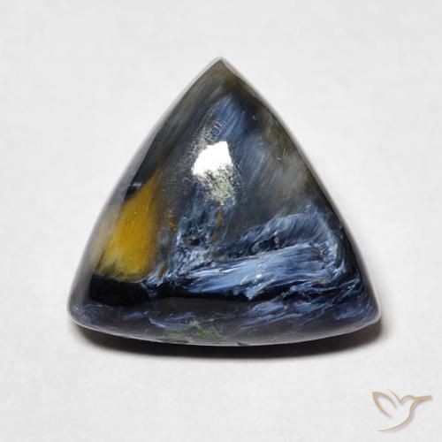 6.60ct Naturel Multicolore Pietersite, Trillion, Opaque