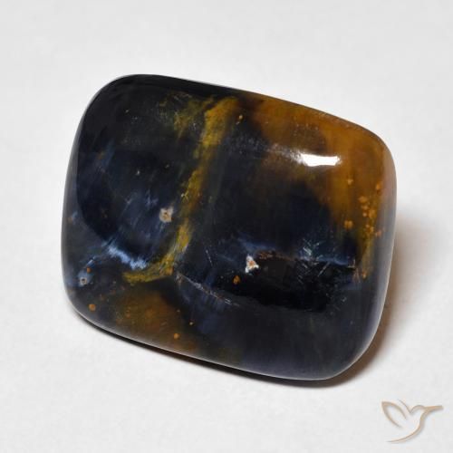 Pietersite Multicolore naturelle Coussin, 11.76 ct, Opaque