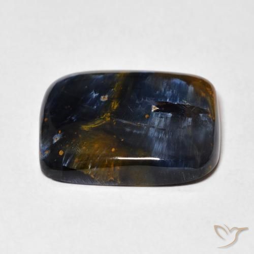 Pietersite Multicolore naturelle Coussin, 11.76 ct, Opaque