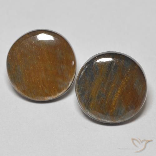 5.03ctw Naturel Multicolore Pietersite, Tour, Opaque