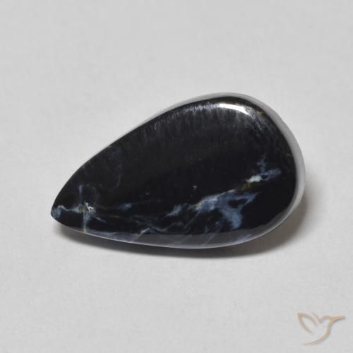 3.60ct Naturel Multicolore Pietersite, En forme de poire, Opaque