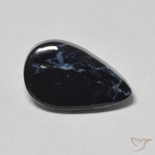 Pietersite Multicolore naturelle En forme de poire, 3.60 ct, Opaque