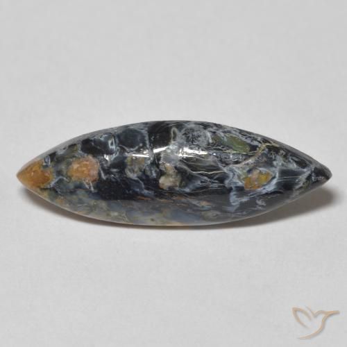 3.03ct Naturel Multicolore Pietersite, Marquise, Opaque