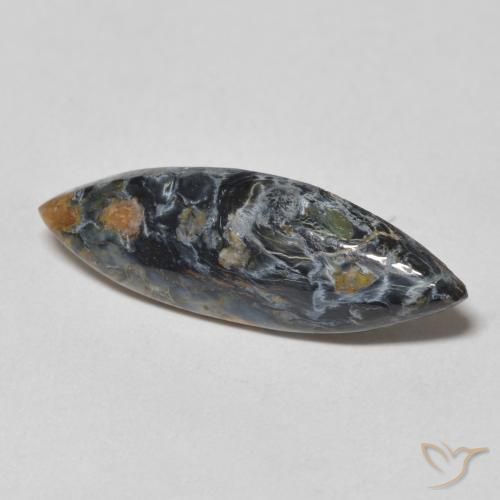 Pietersite Multicolore naturelle Marquise, 3.03 ct, Opaque