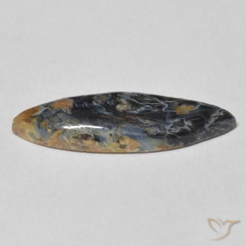 Pietersite Multicolore naturelle Marquise, 3.03 ct, Opaque
