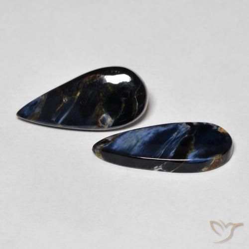 Shop natural 5.51ct Multicolore Pietersite gems, En forme de poire, from Namibie at GemSelect. In stock, global shipping!