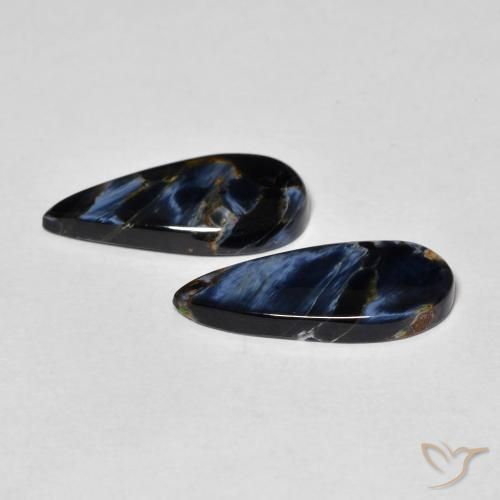 Shop natural 5.51ct Multicolore Pietersite gems, En forme de poire, from Namibie at GemSelect. In stock, global shipping!
