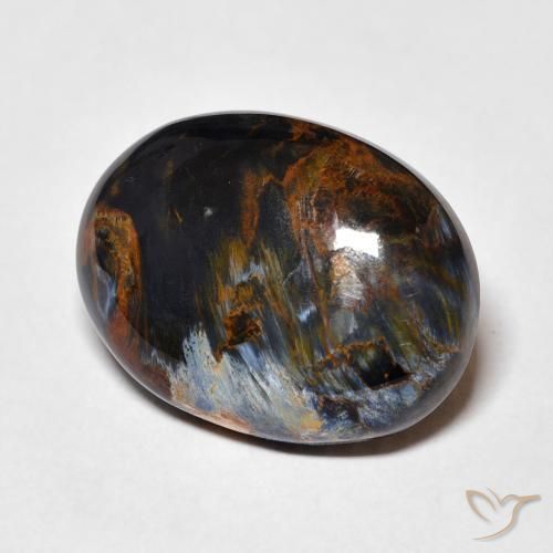 Pietersite Multicolore naturelle ovale, 10.88 ct, Opaque