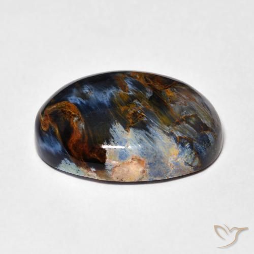 Pietersite Multicolore naturelle ovale, 10.88 ct, Opaque