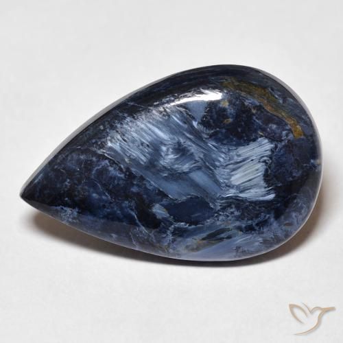 Pietersite Multicolore naturelle En forme de poire, 8.99 ct, Opaque