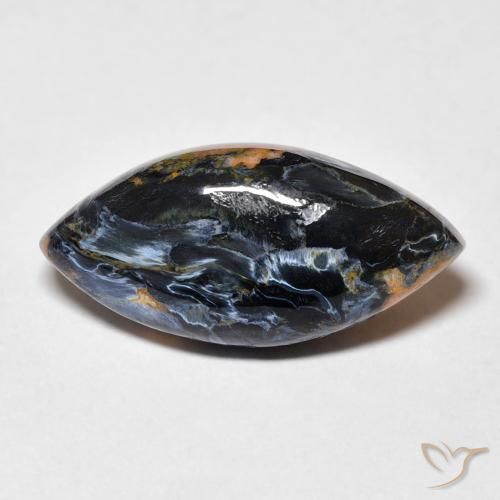 9.05ct Naturel Multicolore Pietersite, Marquise, Opaque