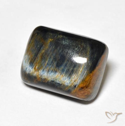 Pietersite Multicolore naturelle Coussin, 7.84 ct, Opaque