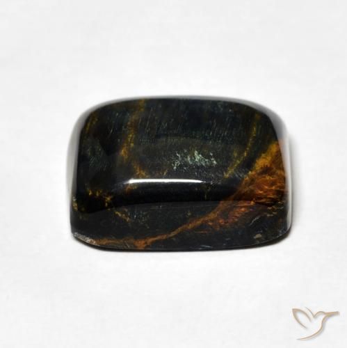Pietersite Multicolore naturelle Coussin, 7.84 ct, Opaque