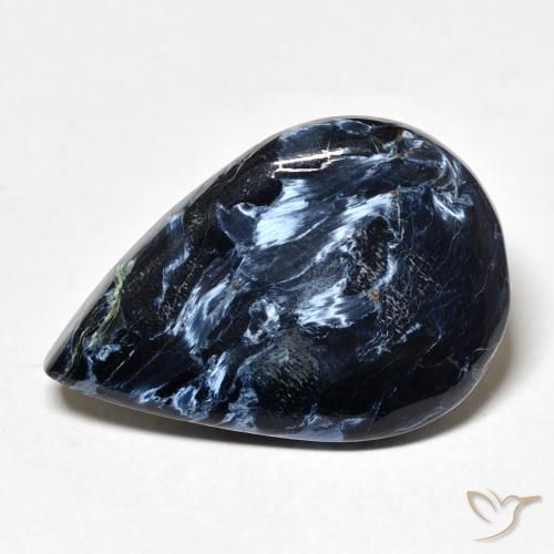11.81ct Naturel Multicolore Pietersite, En forme de poire, Opaque