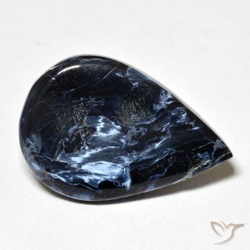 Pietersite Multicolore naturelle En forme de poire, 11.81 ct, Opaque