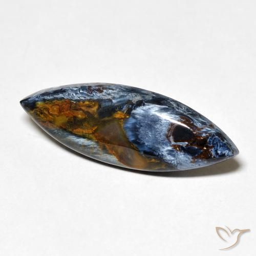 Pietersite Multicolore naturelle Marquise, 6.34 ct, Opaque