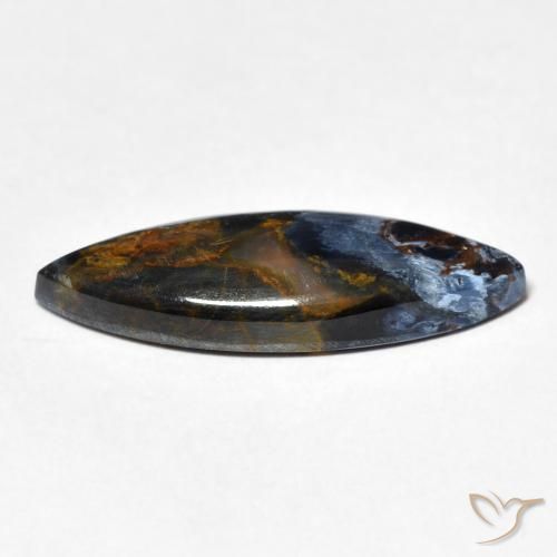 Pietersite Multicolore naturelle Marquise, 6.34 ct, Opaque