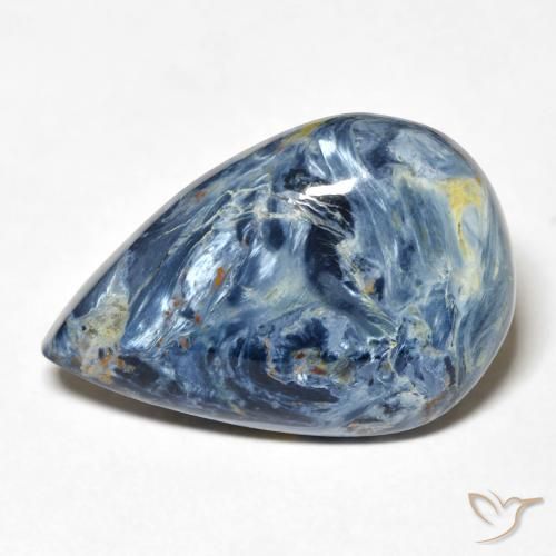 9.09ct Naturel Multicolore Pietersite, En forme de poire, Opaque