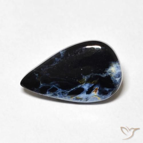 2.46ct Naturel Multicolore Pietersite, En forme de poire, Opaque