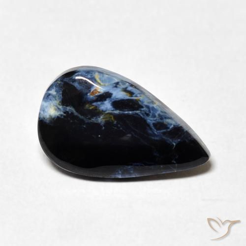Pietersite Multicolore naturelle En forme de poire, 2.46 ct, Opaque