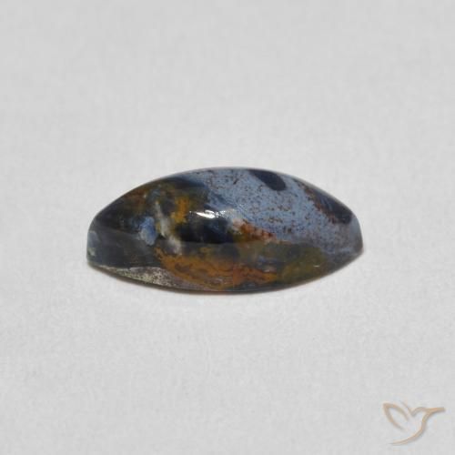 Pietersite Multicolore naturelle Marquise, 1.44 ct, Opaque
