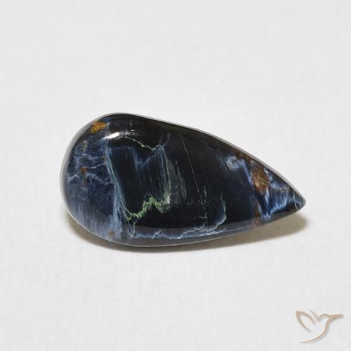 Pietersite Multicolore naturelle En forme de poire, 1.17 ct, Opaque
