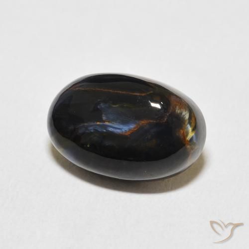 Pietersite Multicolore naturelle ovale, 6.38 ct, Opaque