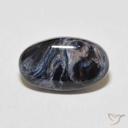 2.98ct Naturel Multicolore Pietersite, ovale, Opaque