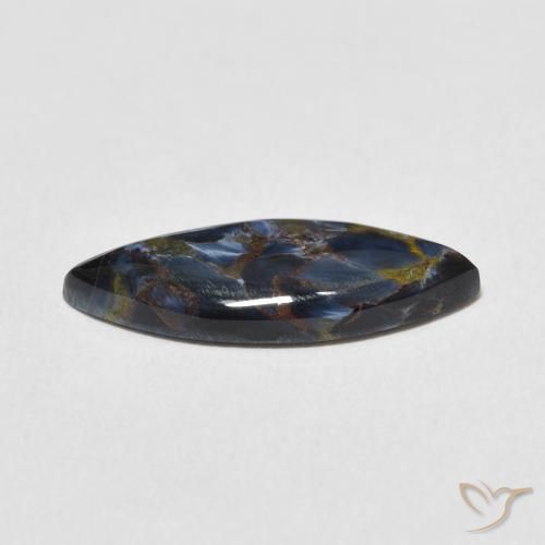 Pietersite Multicolore naturelle Marquise, 3.36 ct, Opaque