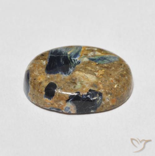 Pietersite Multicolore naturelle ovale, 7.32 ct, Opaque