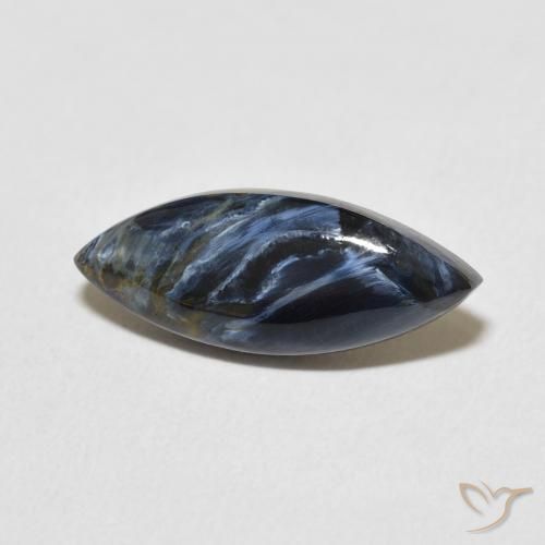 Pietersite Multicolore naturelle Marquise, 3.61 ct, Opaque