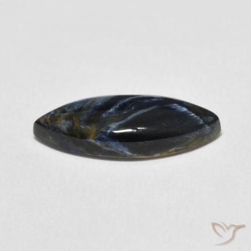 Pietersite Multicolore naturelle Marquise, 3.61 ct, Opaque