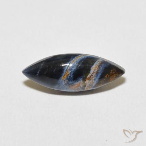 2.11ct Naturel Multicolore Pietersite, Marquise, Opaque