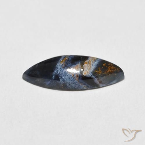 Pietersite Multicolore naturelle Marquise, 2.11 ct, Opaque
