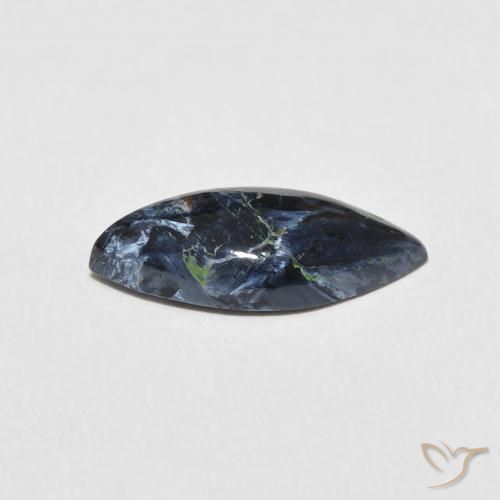 Pietersite Multicolore naturelle Marquise, 2.86 ct, Opaque