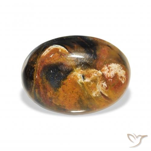10.45ct Naturel Multicolore Pietersite, ovale, Opaque