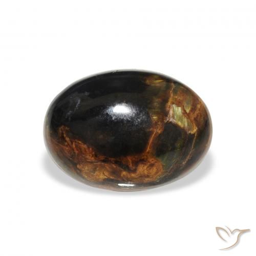 4.77ct Naturel Multicolore Pietersite, ovale, Opaque