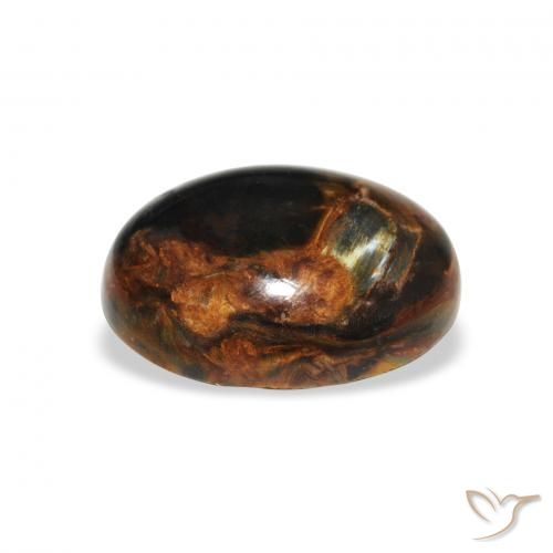 Pietersite Multicolore naturelle ovale, 4.77 ct, Opaque